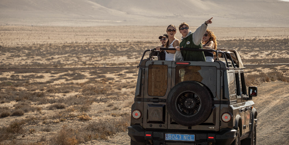 Jeep 4x4 desde Fuerteventura a Lanzarote